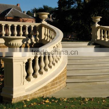 New house outdoor garden stair decoration natural granite antique baluster