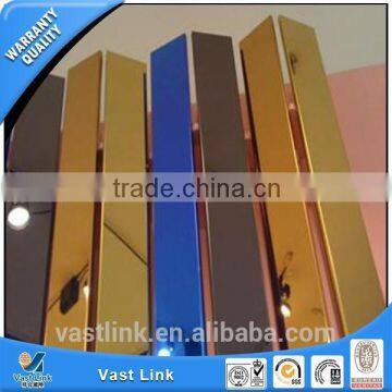 Good quality china supplier color coated mirror stainless steel sheet for construction