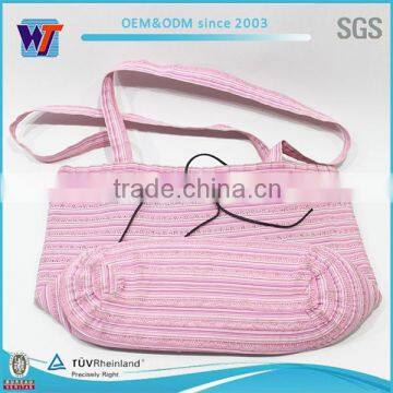 Bamboo Bracelets Shoulder Women Canvas Messenger Bag photo-5