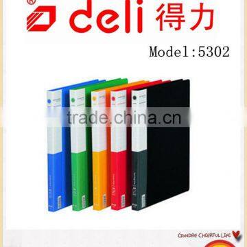 Deli Strong fashion color folder , A4 folder model 5302