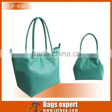 soft pu leather tote bag