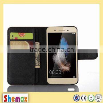 Wholesale price leather flip case for huawei enjoy 5s