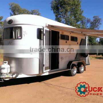 2 horse trailer deluxe version with bunk beds