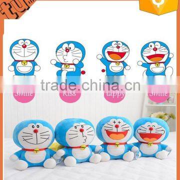 2015 cheap custom plush doraemon soft toy for sale for promotion