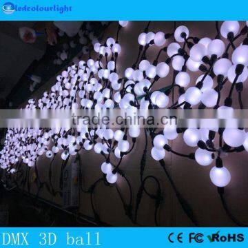 50mm Solid Milk Nightclub Stage Madrix DMX512 String Pixel Ball Light photo-2