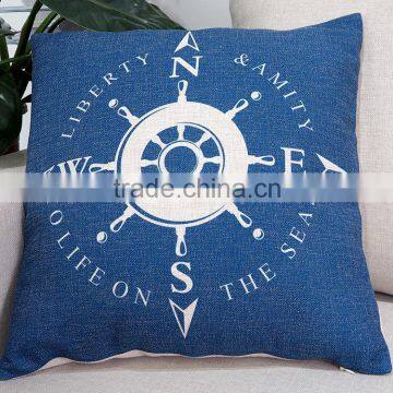 Home Decorative Throw Pillow Covers Custom Photo Printed Nautical Patterns Cushion photo-5