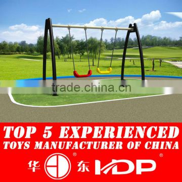 Newest design superior quality outdoor playground metal swing for children