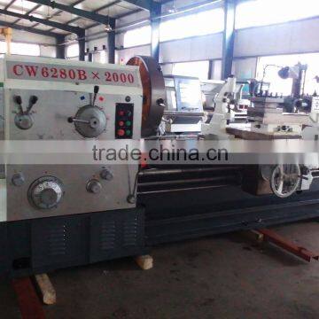 lathe to metal CW6280 manual machine/gap bed lathes with ce