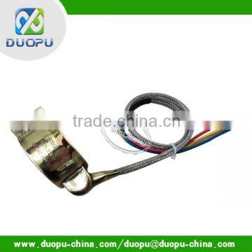 Connect with stainless steel braid and thermocouple copper band heater duopu