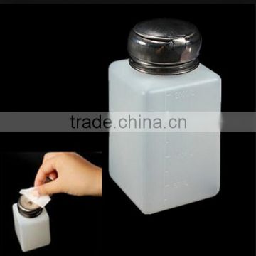 200ml Empty Nail Polish Remover bottle / Liquid Press Pump Dispenser Bottle / empty nail polish bottles