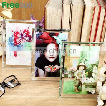 Freesub BL-02 L180*H130*W10mm sublimation glass photo frames