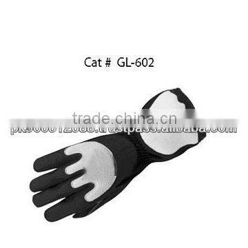 Black And White Karting Gloves