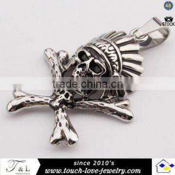 2015 cant miss unique Touch love design national flavor skull pendant