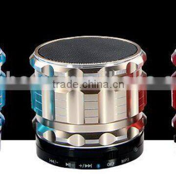 AI65077 Portable Mini Bluetooth Speakers,Metal Steel Wireless Smart Hands Free Subwoofer Speaker For Mobile Phone photo-5