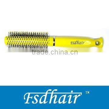 Round V-shaped nylon pins hair brush