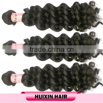 Top remy hair, virgin eurasian deep wave hair human hair weaving