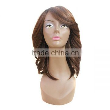 Factory Sale heat resistant synthetic wig straight human hair wig