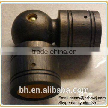 BRONZE WOOD HINGED ADJUSTABLE ELBOW