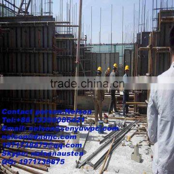 Poplar core 18mm filmed plywood concrete formwork products made in China to vietnam