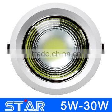 5w 7w 10w 15w 18w 30w Cold white Cob led recessed downlight