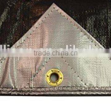 20' X 40' 6oz Heavy Duty Premium Silver Hay Tarp - 12 Mil Thickness photo-3