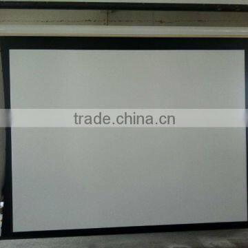 Tab tension projection screen