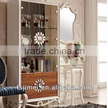 modern MDF double door wine cabinet