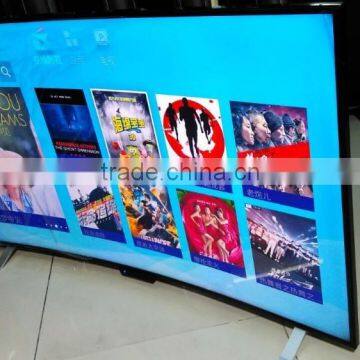 2016New design curved led tv and cheap price