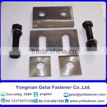 Railway driving plate/Crane clips or iron plates used on railway constraction