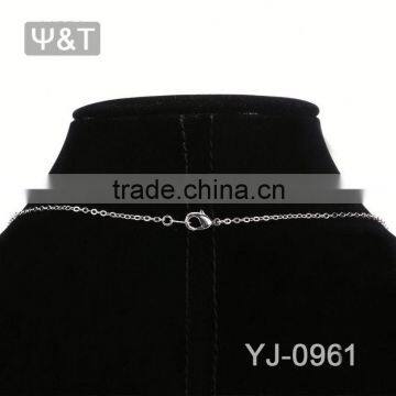 multilayer chains arrow triple layered cuboid bar necklace
