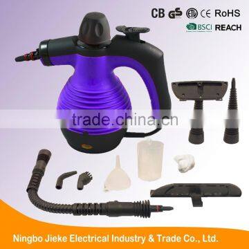 1000W Multi-Purpose Pressurized handheld steam cleaner and Sanitizing System with Attachments for Stain Removal CE GS ROHS ETL