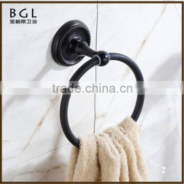 16032 New Fashion Wall Mounted Round Towel Ring Chrome Bathroom Accessories photo-3
