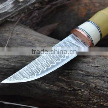 Doshower knife skin with machete knives of bamboo handle knife