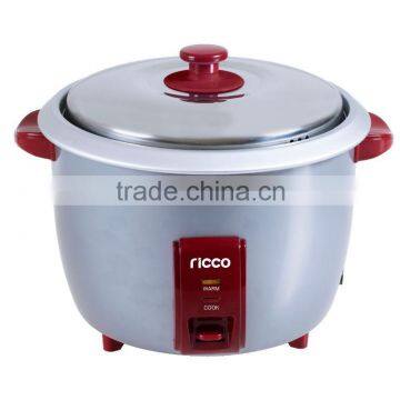 Electric drum rice cooker with colorful plastick parts 1.0L-1.5L-1.8L