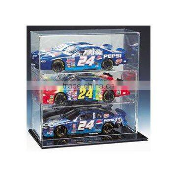 3 tier Clear Nascar display case