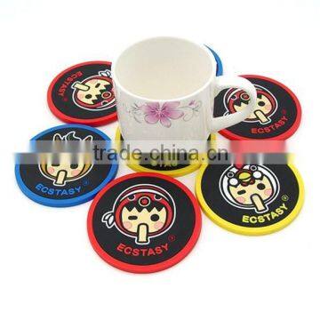 beer promotional gifts for custom beer silicone rubber coaster