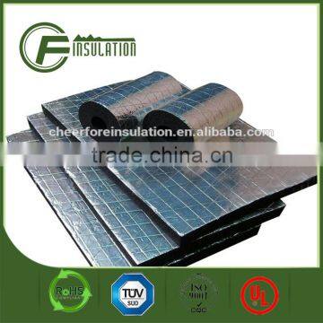 Flame retardent FSK aluminum foil NBR/PVC self adhesive backed insulation foam sheet