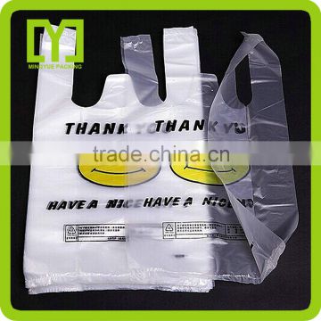 Alibaba China Customized High Quality Cheap Plastic T-shirt Bag