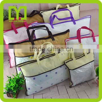 Hot sale and durable fashion wholesale custom pvc bag for bedsheets packing