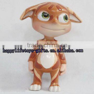 Lovely Holloween monster PVC cat animal figurine