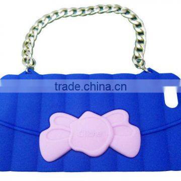 Silicone Handbag Studded Case for IPhone 4 photo-4