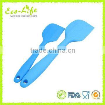 2PCS L S Size Silicone covered Metal Non-Stick Spatula Set, Kitchen Utensils, Baking Tools
