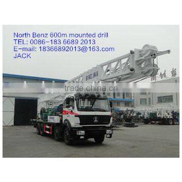 BEIBEN 600m water well drilling rig BZC600BLBC Truck mounted drilling rig