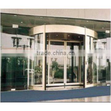 automatic glass revolving door