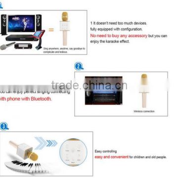 Wholesale cheap trade assurance cheaper wireless mic karaoke microphone Q7