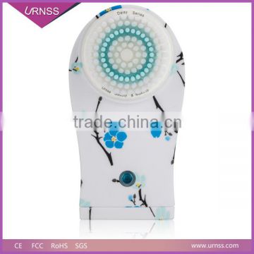 New beauty equipment vibrating massage brush, sonic facial brush, shower massage brush