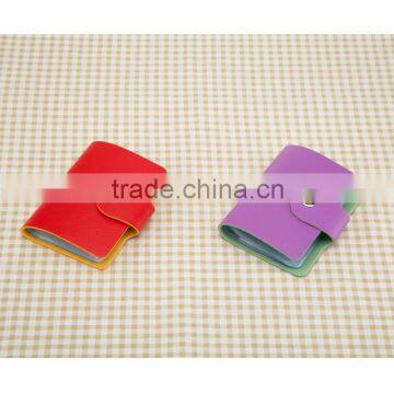 Fashion Business Credit Card Holder Bags PU Leather Strap Buckle Bank Card Bag photo-6