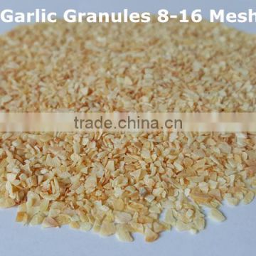 Dehydrated garlic granules