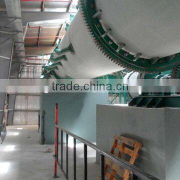 Rotary drum dryer for organic fertilizer