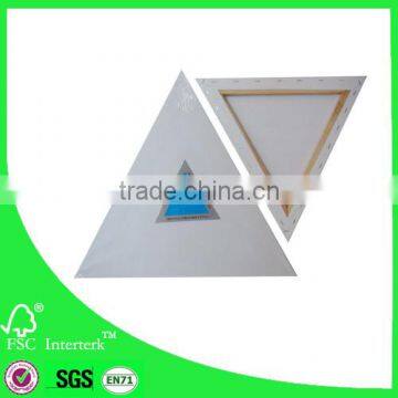 triangle stretched canvas white framed canvas canvas for drawing
